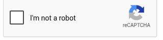 reCAPTCHA v2 I'm not a robot checkbox widget